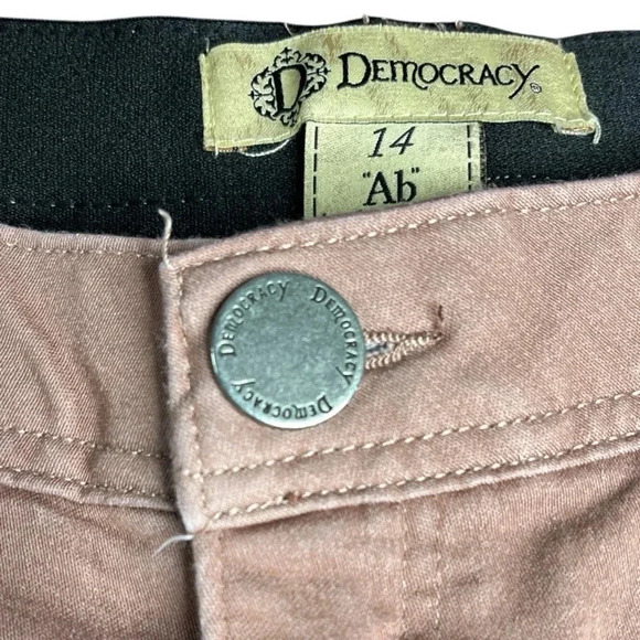 Democracy Ab Technology Ankle Skimmer High Rise Mauve Jeans, Wonen’s Size 14 - Picture 6 of 10